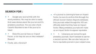 Predatory journals and conferences [upl. by Znerol611]