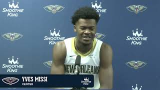 Yves Missi interview  Pelicans Media Day 2024 [upl. by Ethel]