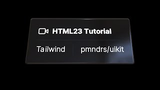 Create 3D UI with Tailwind  html23 Tutorial [upl. by Annairda]