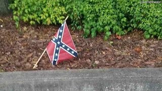 Confederate flags left outside MLKs old church [upl. by Anika293]