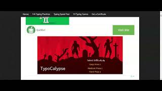 Typing Game Zombie Typing Game Typocalypse [upl. by Krid]