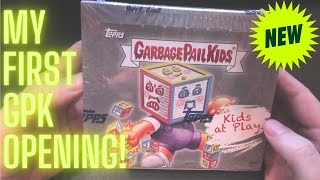 Early Opening Garbage Pail Kids quotKids At Playquot Retail Hobby Box [upl. by Hcardahs788]