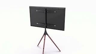 ARTTV65 Exclusive Design รุ่นได้รับรางวัล ขาตั้งทีวี 43” 65” ดีไซน์ขาตั้งภาพสามขา Tripod Easel TV [upl. by Jem]