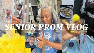 VLOGS ft Tuneful Hair SENIOR PROM  grwm  hair nails amp makeup appt [upl. by Noreik123]