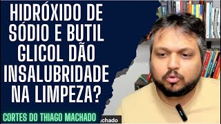 Funcionário usa hidróxido de sódio mas butil glicol da insalubridade limpeza da caixa de gordura [upl. by Arahsal]