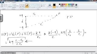 Videolezione fisica 2 parte 19dipolo elettrico parte 4 [upl. by Zaob]