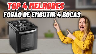 Qual Melhor FOGÃƒO DE EMBUTIR 4 BOCAS 2024  Melhor FOGÃƒO DE EMBUTIR 4 BOCAS Atualmente [upl. by Irah925]