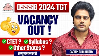 DSSSB 2024 TGT Vacancy Out PRT  by Sachin choudhary [upl. by Neil239]