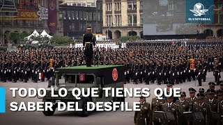 ¿Planeas ir al desfile del 16 de septiembre Te decimos la ruta el horario y dónde verlo [upl. by Brunn]