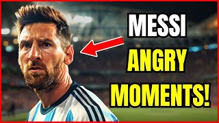 Messis ANGRIEST Moments Caught on Camera football messi [upl. by Tnirb]