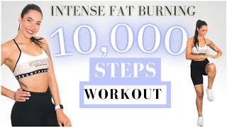 10000 Steps KNEE FRIENDLY Calorie Killer Walking Workout 🔥 10k Step Challenge Cardio Workout [upl. by Latrina99]