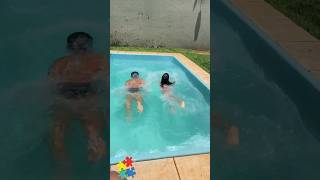 Competição de natação com meu irmão Rafinha 🏊🏼‍♀️🏊🏼‍♀️ [upl. by Ephram]