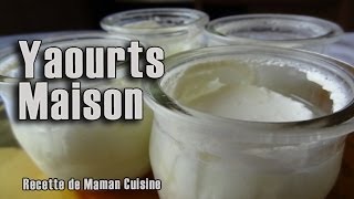 Des yaourts maison avec une yaourtière  Maman Cuisine [upl. by Bhayani409]