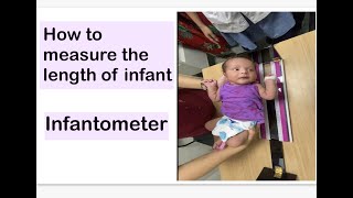 Infantometer  to measure the length of infants Thebabydoctor [upl. by Sulokcin80]