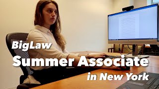 Day in the Life of a BIG LAW Summer Associate [upl. by Solange631]