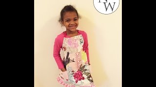 Childrens Apron Tutorial [upl. by Kcirdot]