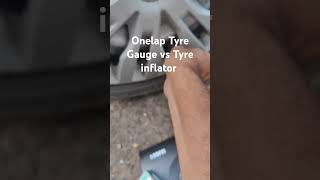 Onelap Tyre Gauge Check vs Tyre Inflator tyre onelap [upl. by Fabyola]