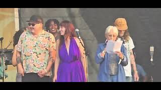 Hozier w Mavis Staples Joan Baez  friends  quotThe Weightquot Newport Folk Festival 72624 [upl. by Tanhya977]