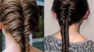 How To French Fishtail Braid [upl. by Cerracchio]