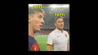 When Messi Asked to Swap Jersey😳 football messi jersey totti [upl. by Axel677]