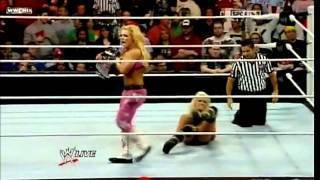 Natalya Vs Maryse RAW 17012011 [upl. by Sirref]