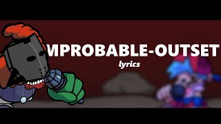 Friday Night Funkin Tricky Mod “ImprobableOutset” Lyrics [upl. by Katti]