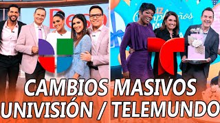 😱💔DESPIDOS MASIVOS no se detienen  Univision y Telemundo SUFRIRÁN más BAJAS [upl. by Maurits]