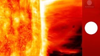 Giant coronal mass ejection on Sun captured by NASA [upl. by Yllehs]