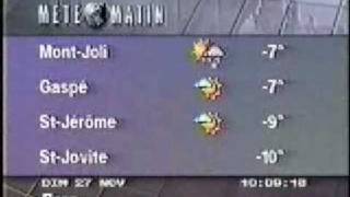 MeteoMedia Ottawa Dim 27 Nov 1995 [upl. by Anaya152]