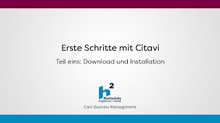 Erste Schritte mit Citavi  Teil 1 Download und Installation [upl. by Zillah316]