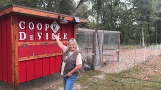 Cottontop Beautifies our Coop DeVille  Stains Trim and Adds a Special Touch [upl. by Cris]