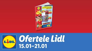 Ofertele saptamanii la Lidl • 15  21 Ianuarie 2024 [upl. by Nolyarb]