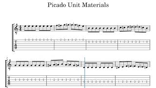 Picado Unit Materials  TAB [upl. by Adelbert]