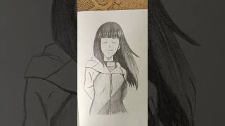 ✨ Drawing Hinata Hyuga from Naruto 💖💜shortsdrawing art shortsfeed naruto hinata [upl. by Aramo]