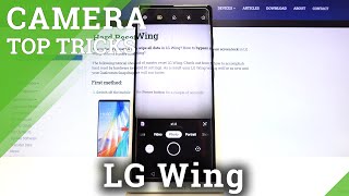 LG Wing Top Camera Tricks [upl. by Lleryt]