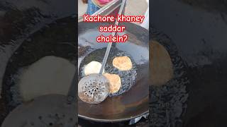 kachori khaney saddar chalein  famous Kachori of saddar  Kachori khayen [upl. by Ahoufe]