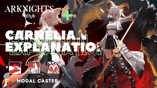 POWERFUL CASTER  Arknights Carnelian ExplanationShowcase [upl. by Tem901]