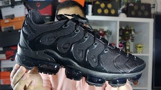 Nike Air Vapormax Plus Triple Black Review [upl. by Fred]