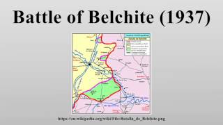 Battle of Belchite 1937 [upl. by Neeven]