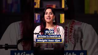 Winter Health and Weight Loss Tips 😱👈 winterspecial winterwellness podcast shorts water health [upl. by Oinota]