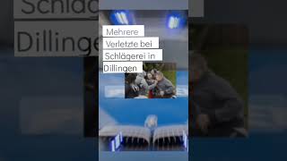 Mehrere Verletzte bei Schlägerei in Dillingen [upl. by Safoelc]