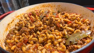 The Best Old School American Beef Goulash Recipe [upl. by Eanahs994]