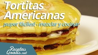 Tortitas americanas en botella  Tortitas fáciles y esponjosas [upl. by Veriee]