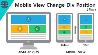 Change div position in mobile view [upl. by Donela805]