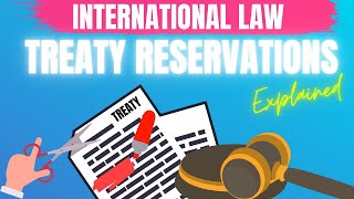 Treaty Reservations Vienna Convention Law of Treaties International Law explained [upl. by Steen568]