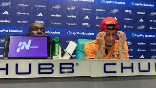 Rueda de prensa post partido CS Emelec vs Barcelona SC [upl. by Isyed]