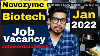 Biotech job vacancies January 2022  Biotechnology career jobs [upl. by Bakerman]