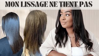 SOS MON LISSAGE BRESILIEN NE TIENT PAS  Faire un LISSAGE BRESILIEN sur cheveux CREPUS [upl. by Audris]