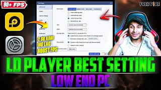 Bluestacks Best Settings For Low End PC  Lag Fix amp FPS Boost  How to Make Bluestacks 5 Run Faster⚡ [upl. by Ahsilrac336]