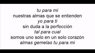 Almas gemelas gilberto santa rosa con letra [upl. by Brandi]